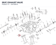 SEAT, EXHAUST VALVE