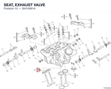SEAT, EXHAUST VALVE