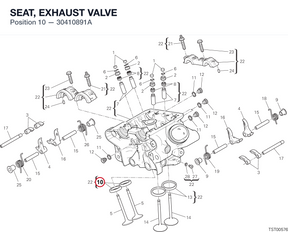 SEAT, EXHAUST VALVE