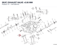 SEAT, EXHAUST VALVE +0.06 MM