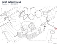 SEAT, INTAKE VALVE