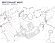 SEAT, EXHAUST VALVE