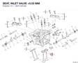 SEAT, INLET VALVE +0.03 MM
