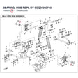 BEARING, HUB REPL BY 9GQ0-050710 product image