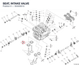 SEAT, INTAKE VALVE