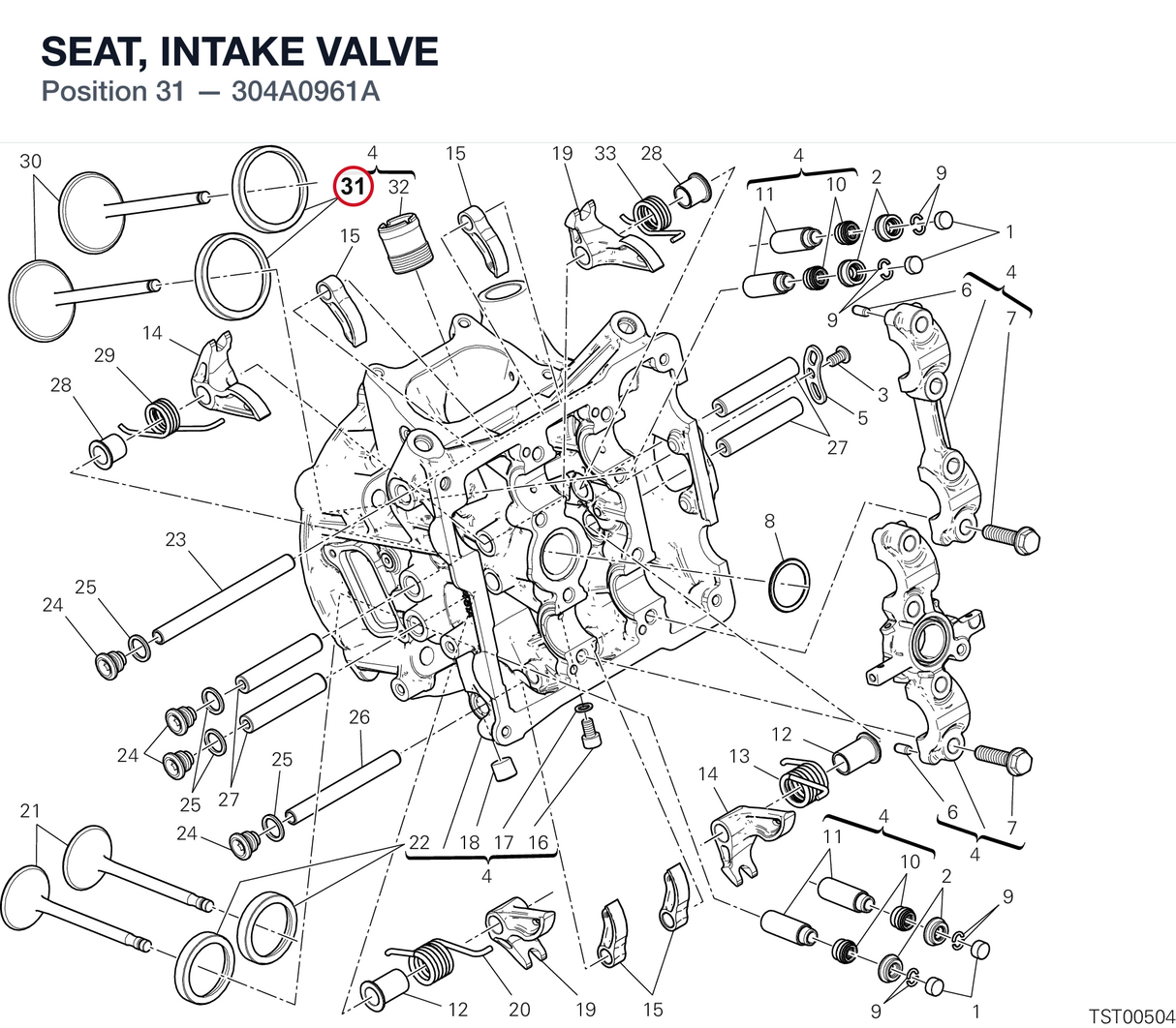 SEAT, INTAKE VALVE