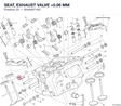 SEAT, EXHAUST VALVE +0.06 MM