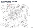 SEAT, INLET VALVE +0.06 MM