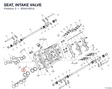 SEAT, INTAKE VALVE