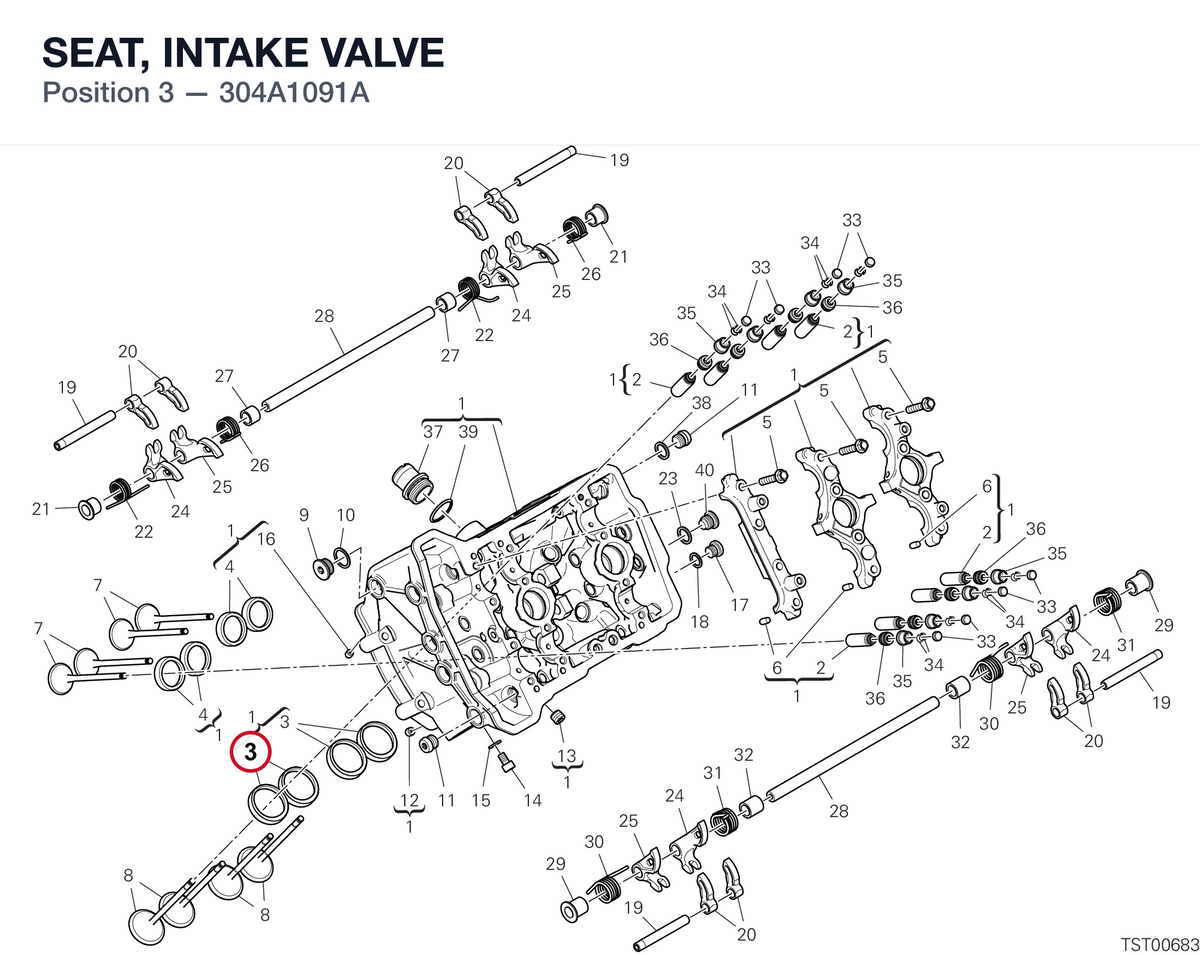 SEAT, INTAKE VALVE