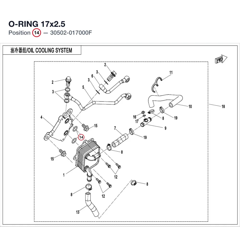 O-RING 17x2.5 product image