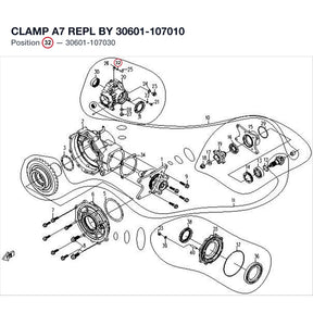 CLAMP A7 REPL BY 30601-107010 product image