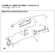 CLAMP A11 REPL BY 30601-111010 product image