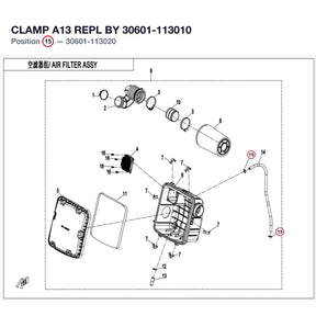 CLAMP A13 REPL BY 30601-113010 product image