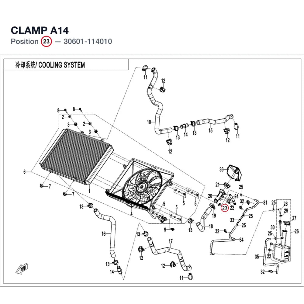 CLAMP A14 product image