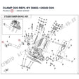 CLAMP D25 REPL BY 30603-125020 product image