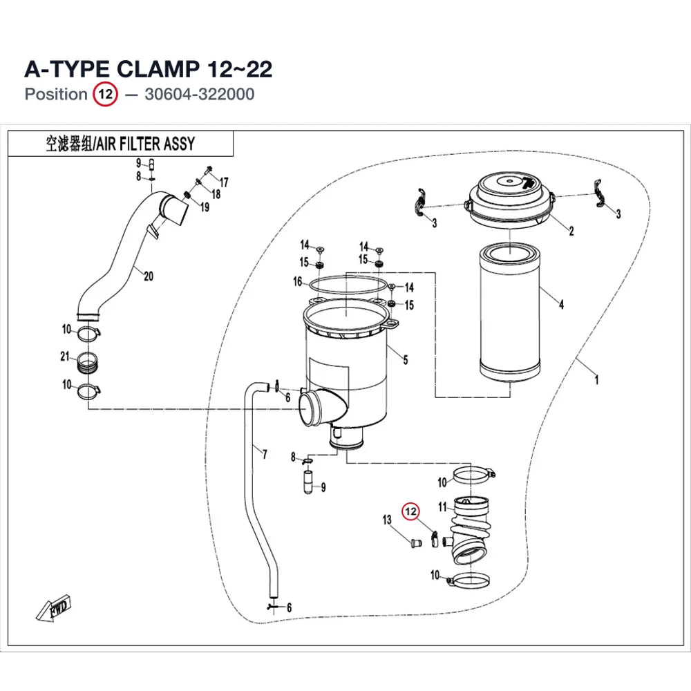 A-TYPE CLAMP product image