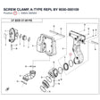 SCREW CLAMP, A-TYPE REPL BY 9030-000109 product image