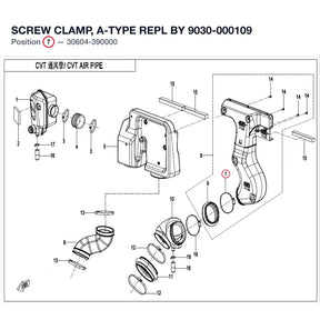 SCREW CLAMP, A-TYPE REPL BY 9030-000109 product image