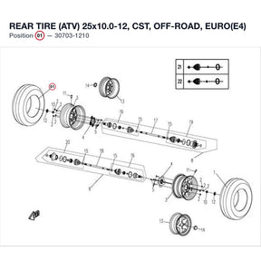 REAR TIRE (ATV) product image