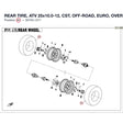 REAR TIRE, ATV product image