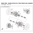 REAR TIRE - WHEN STOCK IS 0 THIS ITEM IS NO LONGER AVAILABLE product image