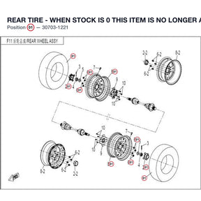 REAR TIRE - WHEN STOCK IS 0 THIS ITEM IS NO LONGER AVAILABLE product image