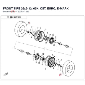FRONT TIRE product image