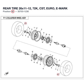 REAR TIRE product image