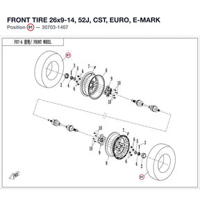 FRONT TIRE product image