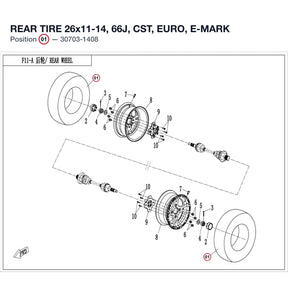 REAR TIRE product image