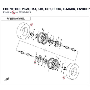 FRONT TIRE product image