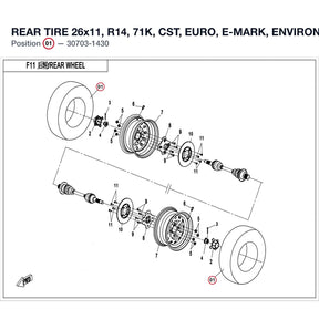 REAR TIRE product image
