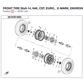 FRONT TIRE product image