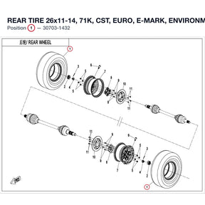 REAR TIRE product image