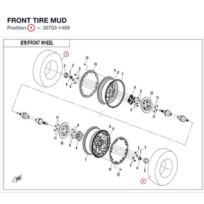 FRONT TIRE product image
