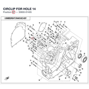 CIRCLIP FOR HOLE 14 product image