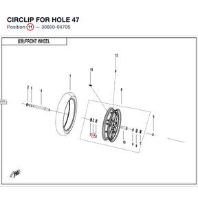 CIRCLIP FOR HOLE 47 product image