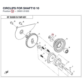 CIRCLIPS FOR SHAFT10 product image