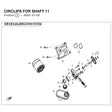 CIRCLIPS FOR SHAFT 11 product image