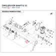 CIRCLIPS FOR SHAFT12 product image