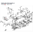 CIRCLIPS FOR SHAFT 17 product image