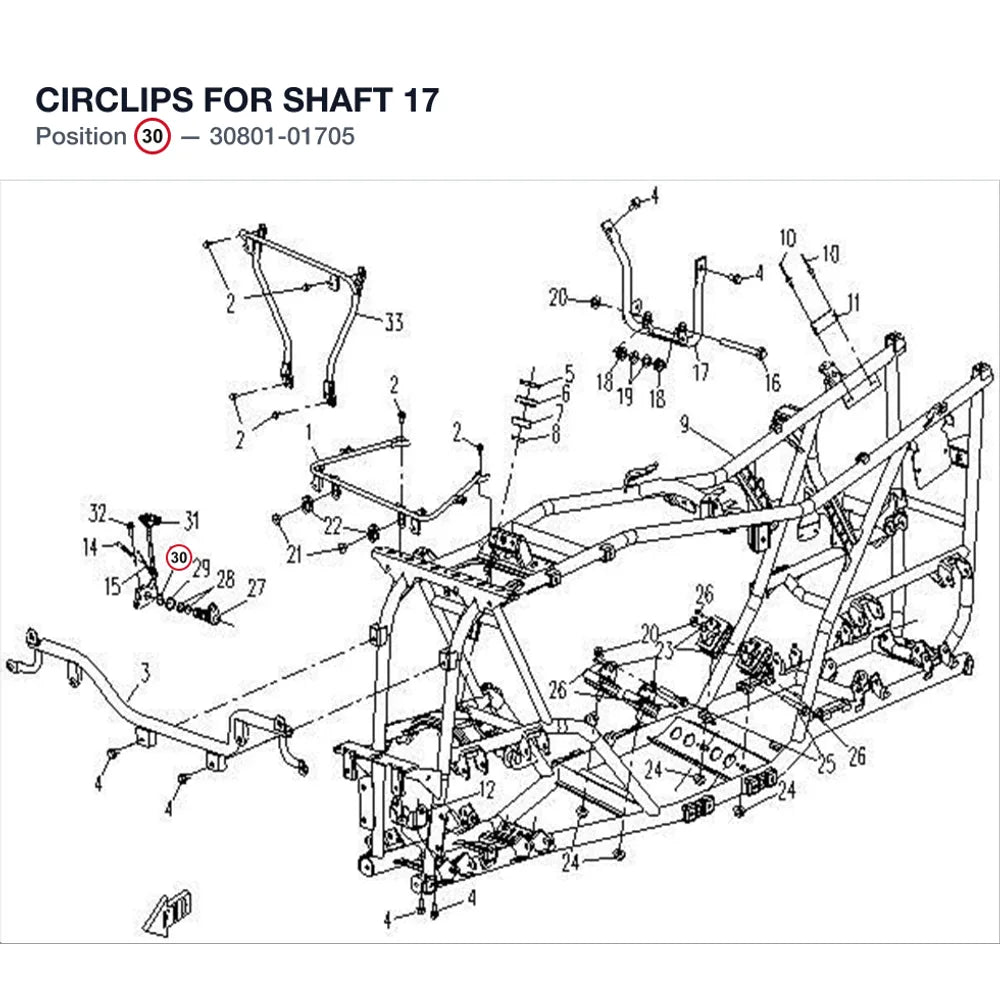 CIRCLIPS FOR SHAFT 17 product image