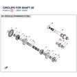 CIRCLIPS FOR SHAFT 20 product image