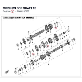 CIRCLIPS FOR SHAFT 28 product image