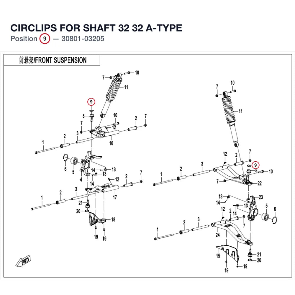 CIRCLIPS FOR SHAFT 32 product image