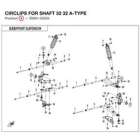 CIRCLIPS FOR SHAFT 32 product image