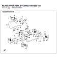 BLIND RIVET REPL BY 30902-0401320 product image