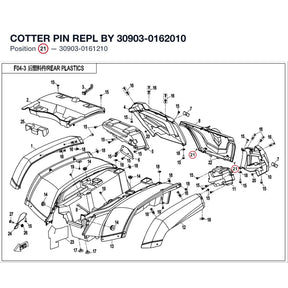 COTTER PIN REPL BY 30903-0162010 product image