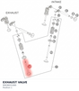 Diagram preview: EXHAUST VALVE (90636031000)